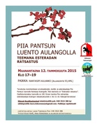 Piia Pantsun luentokutsu 12.1.2015